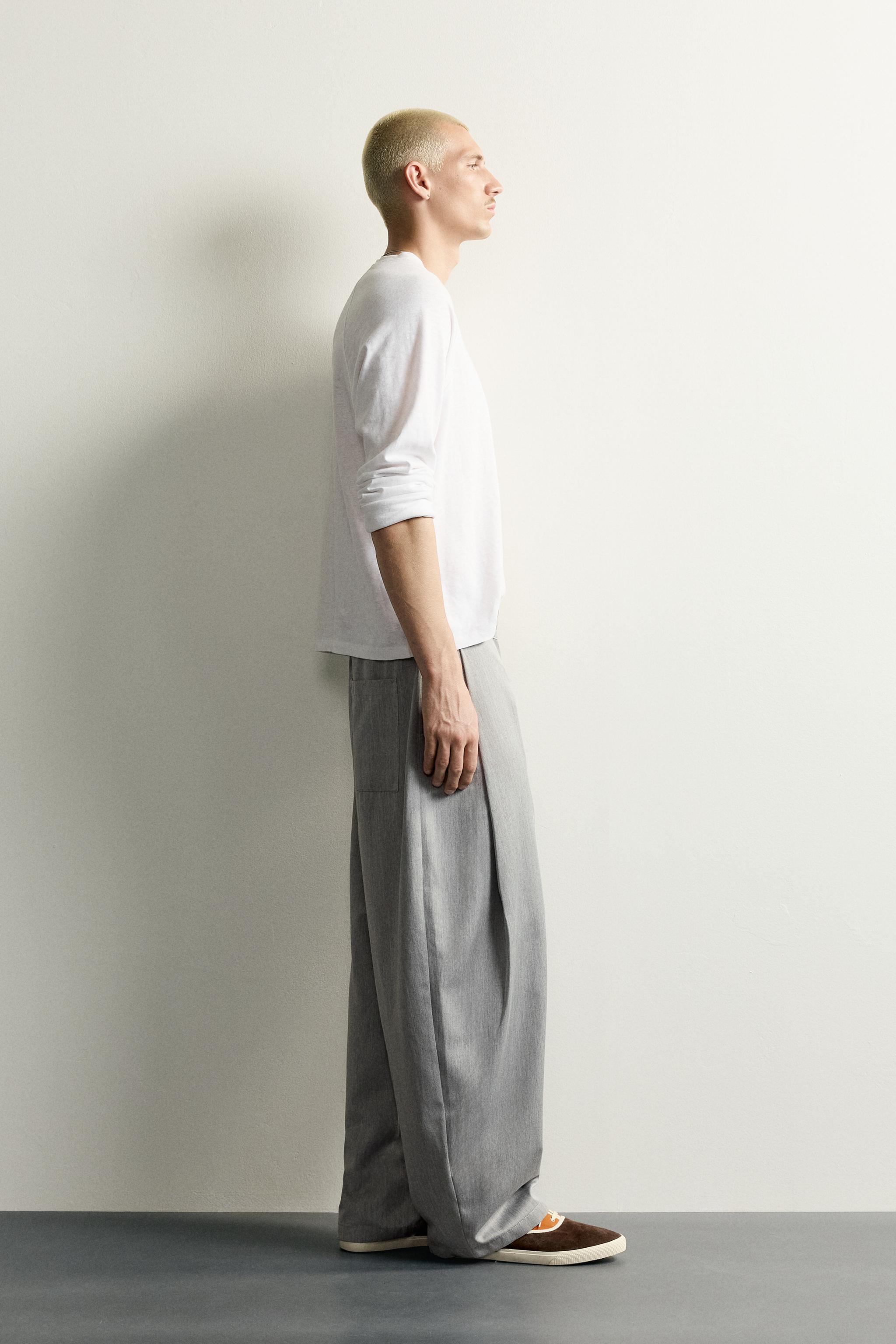 PANTALON BALLOON FIT À PLIS LATÉRAUX